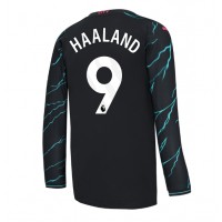 Billiga Manchester City Erling Haaland #9 Tredje fotbollskläder 2023-24 Långärmad